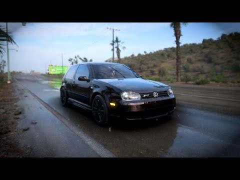 Golf 4 R32 Forza Horizon 5 Logitech G29 gameplay 4K