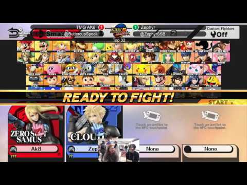 JRWI! 6 Smash 4 Singles  - AK8 vs Zephyr