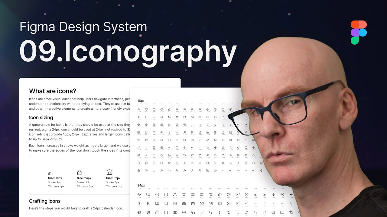 Figma Design System: 09 Iconography