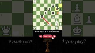 Can You Identify This Move? ♟️🤔🔥 | Chess Winner #chess #shorts #checkmate #brilliant