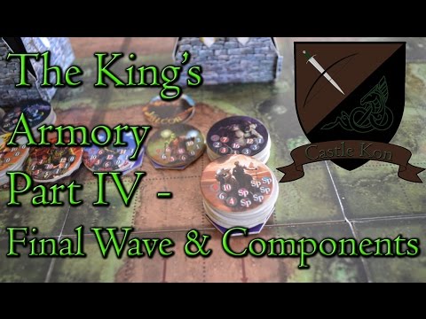 Board Game Playthrough : The King's Armory Part 4 - Final Wave & Components - Castle Kon