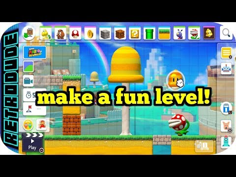 How to Create Super Mario maker 2 {NS} level part 1