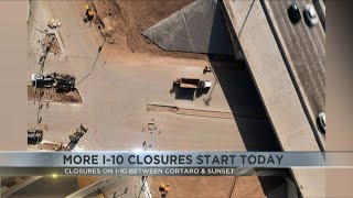 Overnight 1-10 lane restrictions and ramp closures to impact Tucson drivers