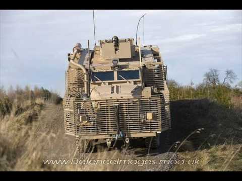 Наземная техника британской армии в Афганистане