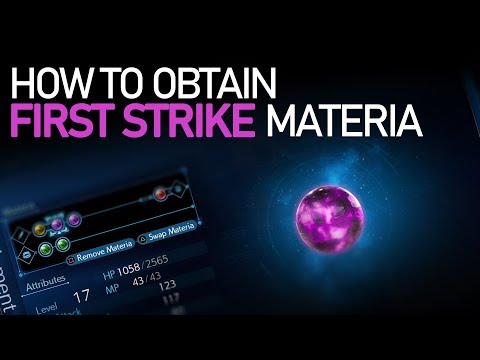 Final Fantasy VII Remake First Strike Materia Location Guide Chapter 8