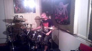 Tomi Ruohonen a.k.a. Schlong Tom (Atretic Intestine & Cumbeast) - Drum Rehearsal clip