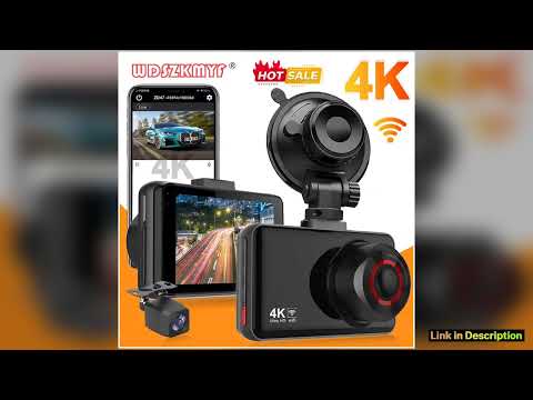 Dash Cam for Cars 4K Front or Rear Camera Car Dvr WIFI Car Camera for Vehicle Video Recorder Rear