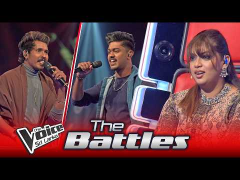 Sudarshana & Bimsara | Dumbara Manika (දුම්බර මැණිකා)  | The Battles | The Voice Sri Lanka