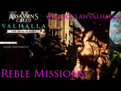 Rebel Missions Infamy Level 2 Seige Of Paris Assassins Creed Valhalla