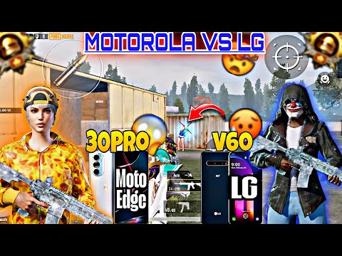 moto edge 30 pro vs lg v60 pubg test  | moto vs lg pubg/bgmi test | connectivity | graphics | price.