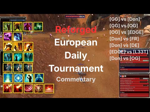 Reforged GvG European Daily Tournament Commentary 2025/12/07 - Guild Wars
