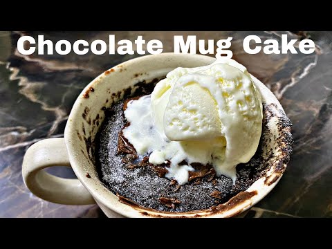 CHOCOLATE MUG CAKE | CHOCOLATE CAKE RECIPE IN MICROWAVE | QUICK AND EASY | READY IN 10 MINUTES |