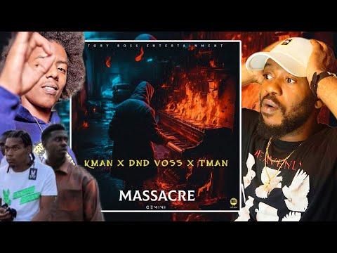 They Slid On This! | Kman x Dnd Voss x Tman - Massacre (Official Audio) REACTION