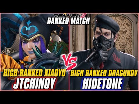 TEKKEN 8 ▰ JTCHINOY (Xiaoyu) vs HIDETONE (Dragunov) ▰ T8 HIGH LEVEL GAMEPLAY
