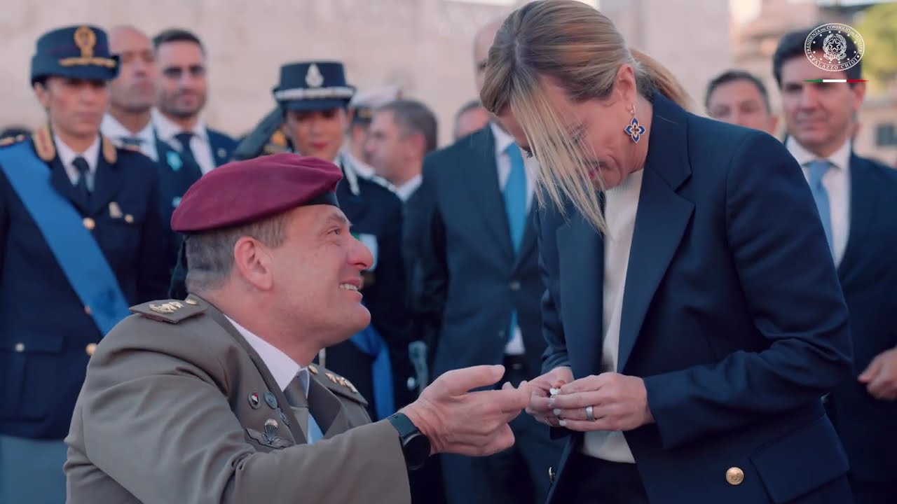 GIORGIA MELONI ALL'ALTARE DELLA PATRIA PER LA CERIMONIA DEL GIORNO DELL’UNITÀ NAZIONALE