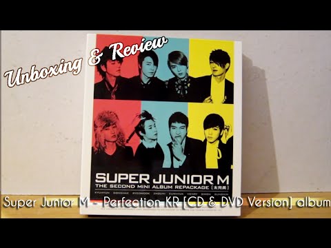 Super Junior M - Perfection Repackage [Korean Version] [CD + DVD] Unboxing & Review