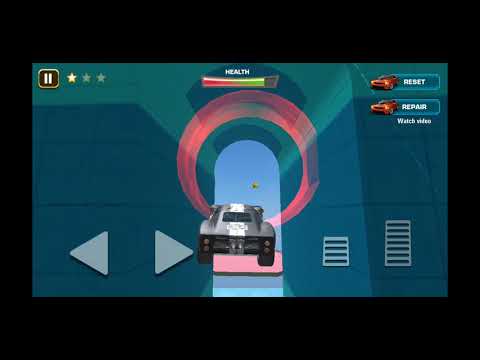 MEGA RAMP CAR RACING: IMPOSSIBLE  TRACKS  3D; LEVEL  14  full  (official) video