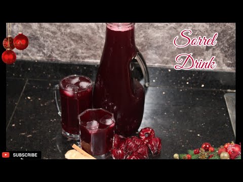 JAMAICAN SORREL DRINK RECIPE || ALCOHOL FREE