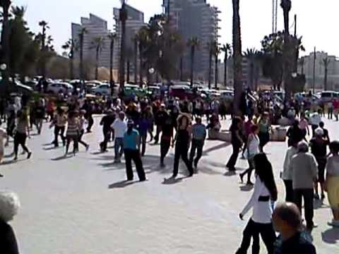 Israeli folk dances in Ashdod, Israel