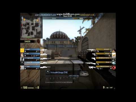 Counter Strike Global Offensive 3 headshot into the smoke