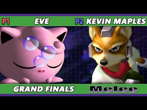 S@X 500 GRAND FINALS - Kevin Maples (Fox) Vs. eve [L] (Jigglypuff) Smash Melee - SSBM