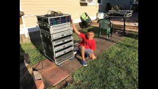 Video thumbnail for Little Backyard Party  with Crown I Tech Amps on JBL  Vertec Line Arrays by 1 NYC DJ