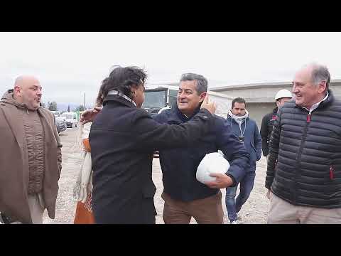 Depuradora Sur y viviendas en Pereyra Rozas: el Gobernador y funcionarios nacionales recorrieron las obras