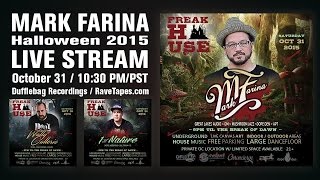 MARK FARINA Halloween 2015 LIVE Stream