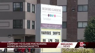 Hold placed on 5 nursing homes in Massachusetts amid pay, staffing issues
