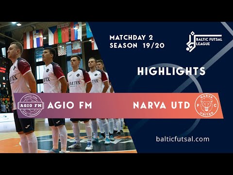 AGIO FM - FC Narva United 10:3. Matchday 2. Highlights