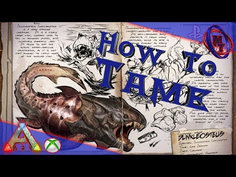 Ark Survival Evolved How To Tame Dunkleosteus
