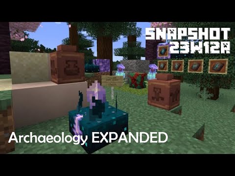 Let's Check Out 23w12a! TRAIL RUINS, MORE POTTERY, SUS GRAVEL, & MORE!
