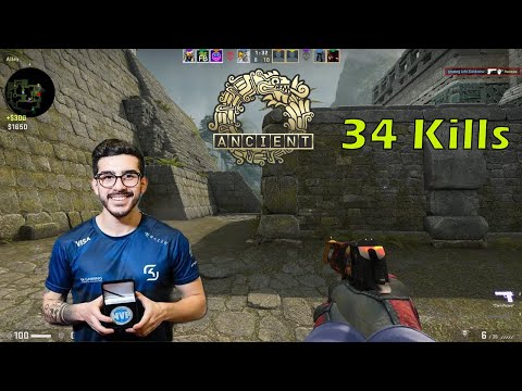 CSGO POV | Coldzera Dominating EU Faceit | 34 frags Ancient