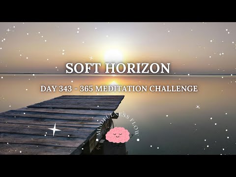 365 Days Meditation Challenge | Day 343 - Soft Horizon❄️