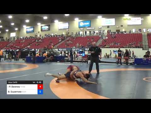 2018 Marine Corps US Open/Senior Men's Freestyle 86 7th Place - Pat Downey (TMWC) Vs. Brandon Supe