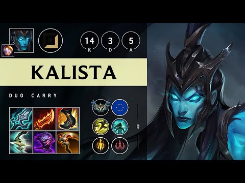 Kalista ADC vs Senna - EUW Challenger Patch 25.12