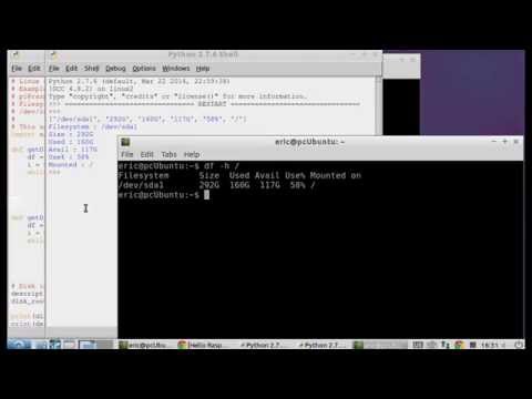 Python Get File System Disk Space Usage On Linux