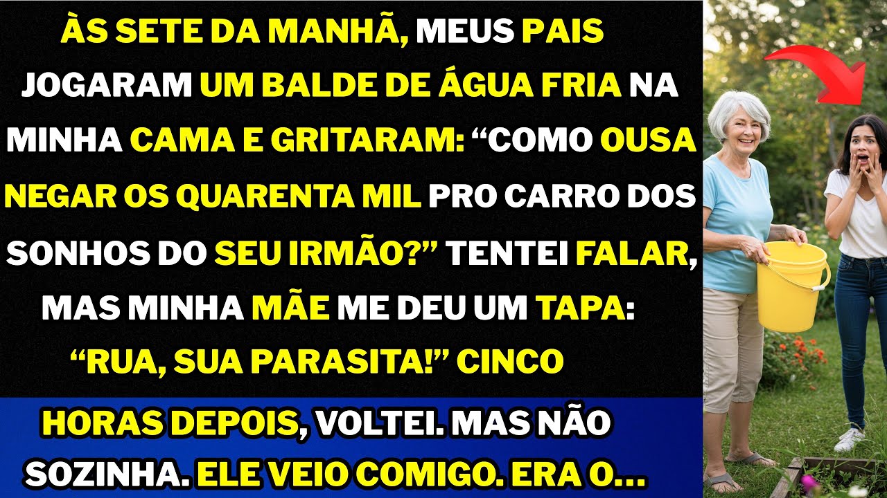 At seven in the morning, my parents threw cold water on me because I refused forty grand for my b...
