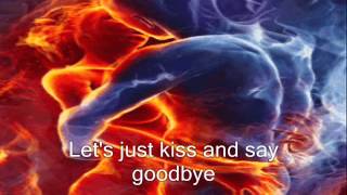 Let&#39;s Just Kiss &amp; Say Goodbye by The Manhattans ~ Lyrics On Screen ~