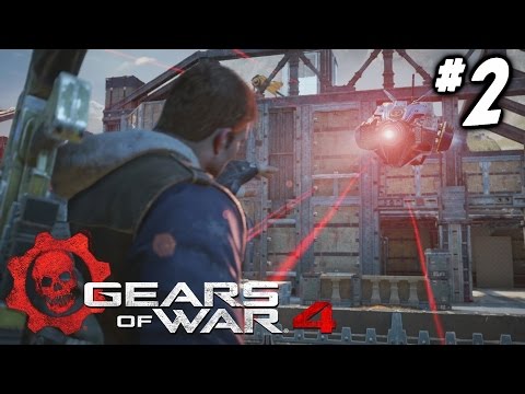 Gears of War 4 Campaign Walkthrough Part 2 - THE RAID! (Act 1 Chapter 1)