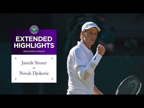 Sublime from Sinner | Jannik Sinner vs Novak Djokovic | Extended Highlights | Wimbledon 2025