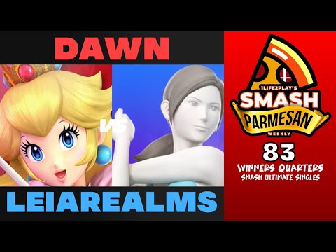 Dawn vs Leiarealms - Smash Ultimate Singles Winners Quarters Smash Parmesan 83 - Peach vs Wii Fit Tr