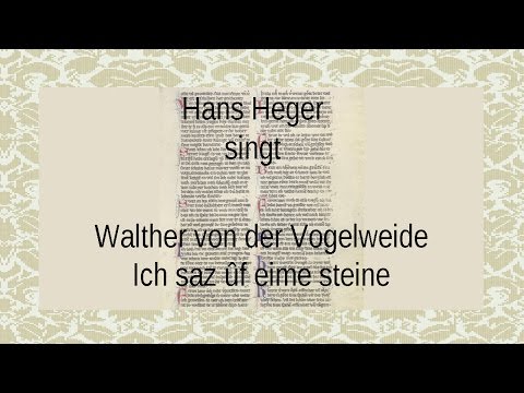 Walther von der Vogelweide „Ich saz ûf eime steine – Reichsklage“ I