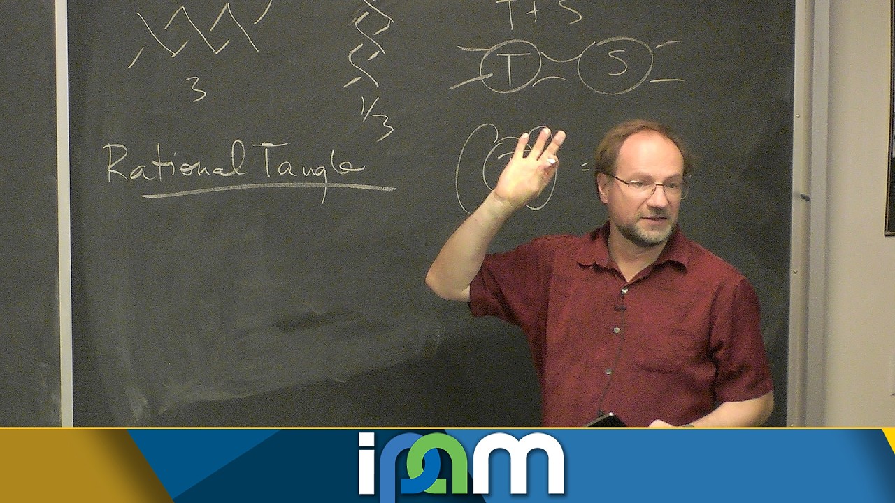Adam Sikora - Tangle Equations, the Jones Unknot Conjecture, and Lens Space Surgeries - IPAM at UCLA