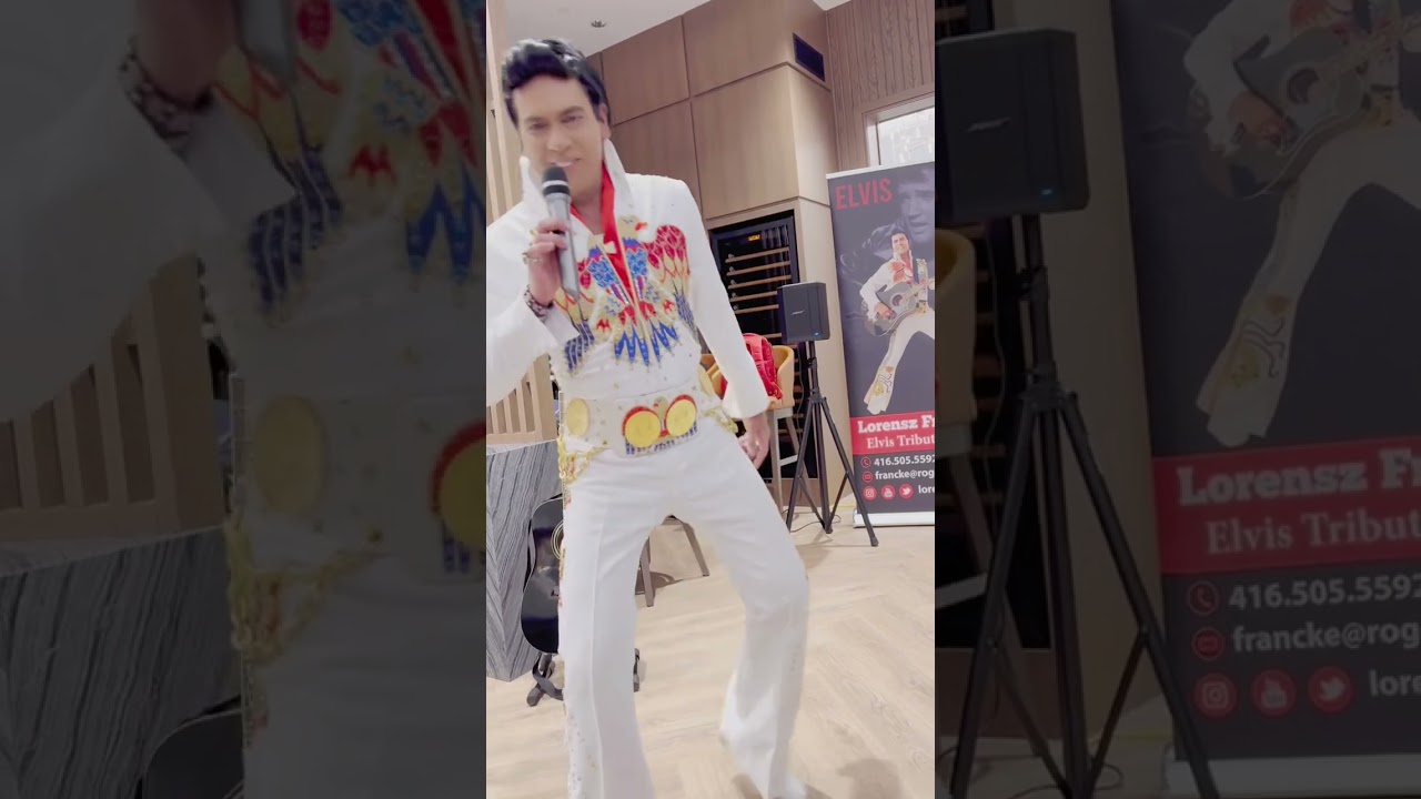 Promotional video thumbnail 4 for Elvis Tribute Artist Lorensz Francke