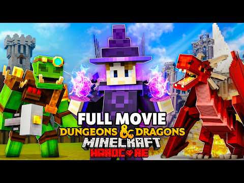 I Survived 200 Days in DUNGEONS & DRAGONS in Minecraft Hardcore! [FULL MOVIE]