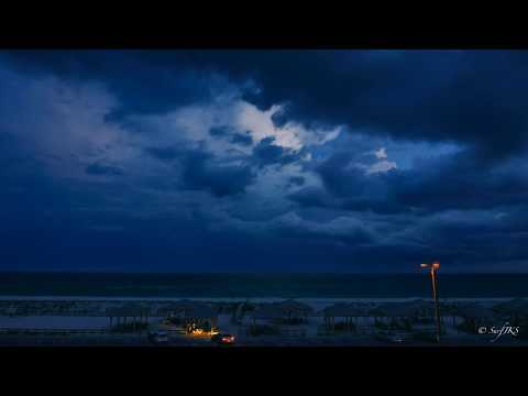 Pensacola Beach Lightning Storm Timelapse 4k