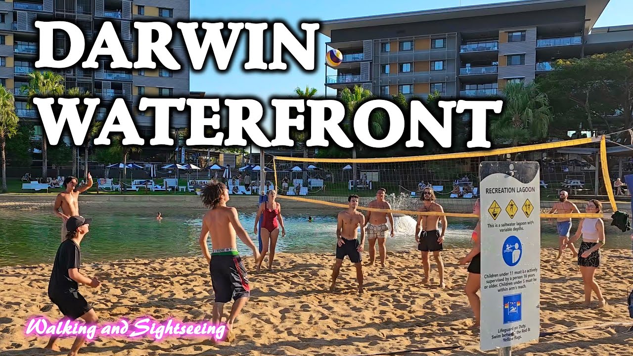 Embark on a walking tour at Darwin Waterfront Precinct.