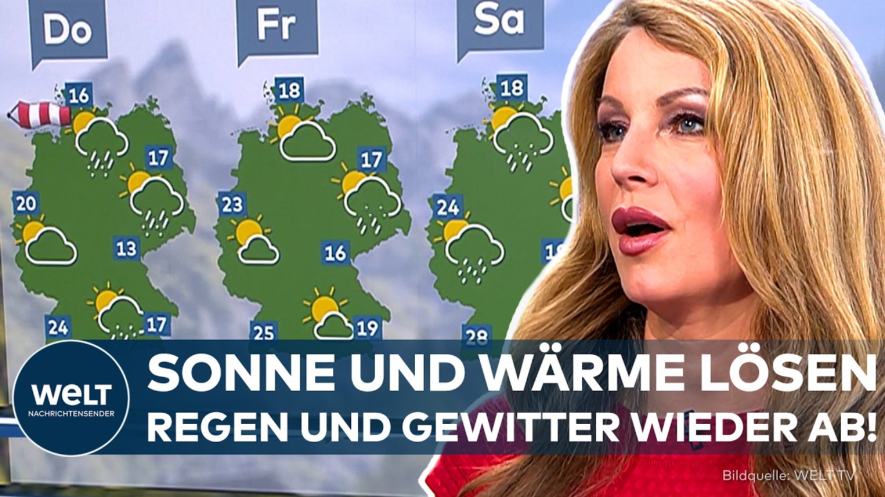 WETTER-ROLLERCOASTER: Nach Regen und Gewittern kommt am Wochenende der Spätsommer zurück!