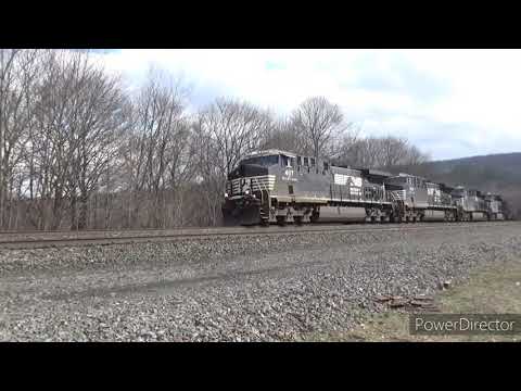 NS 741-08 empty coal train with an amazing RS3L on an AC44C6M at Newport PA